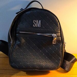 Steve Madden Black Backpack Purse